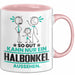 Halbonkel Geschenk Tasse So Gut Kann Nur Ein Halbonkel Aussehen Geschenkidee Kaffee-Becher Rosa Trendation