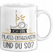 Pilates-Enthusiastin Tasse Geschenk Ich Bin Pilates-Enthusiastin Und Du So Geschenkidee Lustiger Spruch Becher Weiß Trendation