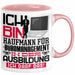Kaufmann für Büromanagement Ausbildung Tasse Geschenk Ich Bin Kaufmann für Büromanagement In Der Ausbildung Ich Darf Das Geschenkidee Spruch Rosa Trendation