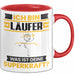 Läufer Tasse Geschenk für Läufer Geburtstag Lustiger Spruch Kaffee-Becher Was Ist Deine Superkraft Rot Trendation