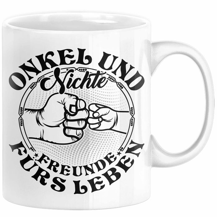 Onkel Und Nichte Geschenke Partner Tasse Faust Geschenkidee für Nichte Onkel von Nichte Weiß Trendation