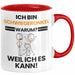 Schwiegeronkel Geschenk Tasse Lustiger Spruch Ich Bin Schwiegeronkel Warum Weil Ich Es Kann Geschenkidee Bester Schwiegeronkel Geburtstag Kaffee-Becher Rot Trendation