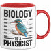 Physiker Geschenk Schüler Wissenschaft Biologie Mikrobiologie Tasse Rot Trendation