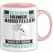 Hundeaussteller Tasse Geschenk für Hundeaussteller Geburtstag Lustiger Spruch Kaffee-Becher Was Ist Deine Superkraft Rosa Trendation