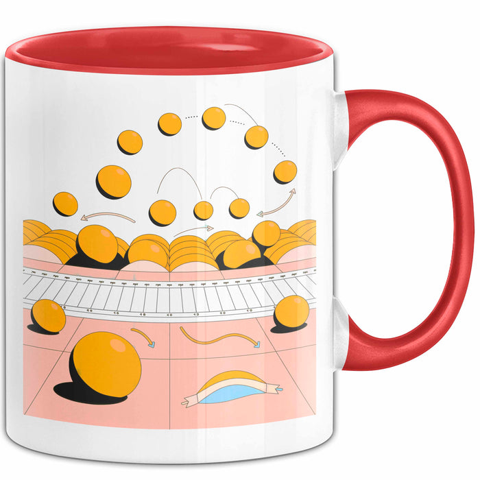 Animator Tasse Geschenk Lustige Geschenkidee Spruch Für Bewegungs Macher Rot Trendation