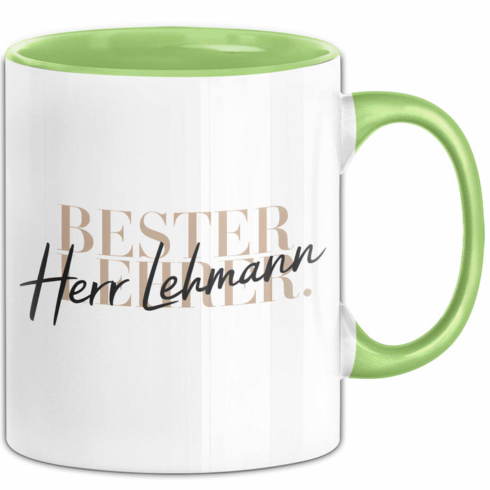 Lehrer Wertschätzung Tasse Geschenk Lustige Geschenkidee Spruch Bester Lehrer Trendation
