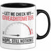 Sarkasmus Tasse Geschenk Giveashitometer Geschenkidee Lustig Kollege Schwarz Trendation
