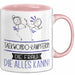 Taekwondo-Kämpferin Geschenk Tasse Becher Die Frau Die Allen Kann Geschenkidee für eine Taekwondo-Kämpferin Lustig Rosa Trendation