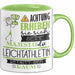 Leichtathletin Tasse Geschenk Lustiger Spruch Bitte Erheben Sie Sich Seine Majestät Die Leichtathletin Betritt Den Raum Grün Trendation