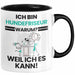 Hundefriseur Geschenk Tasse Lustiger Spruch Ich Bin Hundefriseur Warum Weil Ich Es Kann Geschenkidee Bester Hundefriseur Geburtstag Kaffee-Becher Trendation