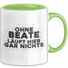 Beate Tasse Ohne Beate Laeuft Hier Gar Nichts Geschenk Grün Trendation