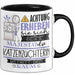 Katzenzüchterin Tasse Geschenk Lustiger Spruch Bitte Erheben Sie Sich Seine Majestät Die Katzenzüchterin Betritt Den Raum Schwarz Trendation