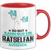 Rätselfan Geschenk Tasse So Gut Kann Nur Ein Rätselfan Aussehen Geschenkidee Kaffee-Becher Rot Trendation