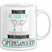 Opernsängerin Tasse Geschenk Becher Stark Attraktiv Furchtlos Opernsängerin Lustige Geschenkidee Weiß Trendation