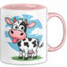 Kuh Liebhaber Tasse Geschenkidee Bauernhoftier Fan Lustiger Geschenkidee Lustig Rosa Trendation