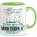 Musikjournalist Geschenk Tasse So Gut Kann Nur Ein Musikjournalist Aussehen Geschenkidee Kaffee-Becher Grün Trendation