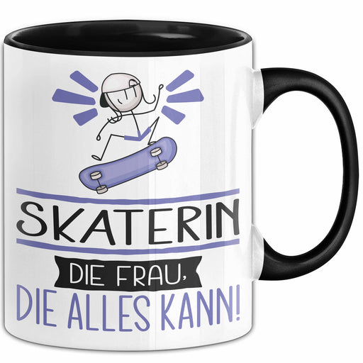 Skaterin Geschenk Tasse Becher Die Frau Die Allen Kann Geschenkidee für eine Skaterin Lustig Trendation
