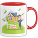 Immobilienmakler Tasse Geschenk Lustige Geschenkidee Spruch Für Haus Verkäufer Rot Trendation