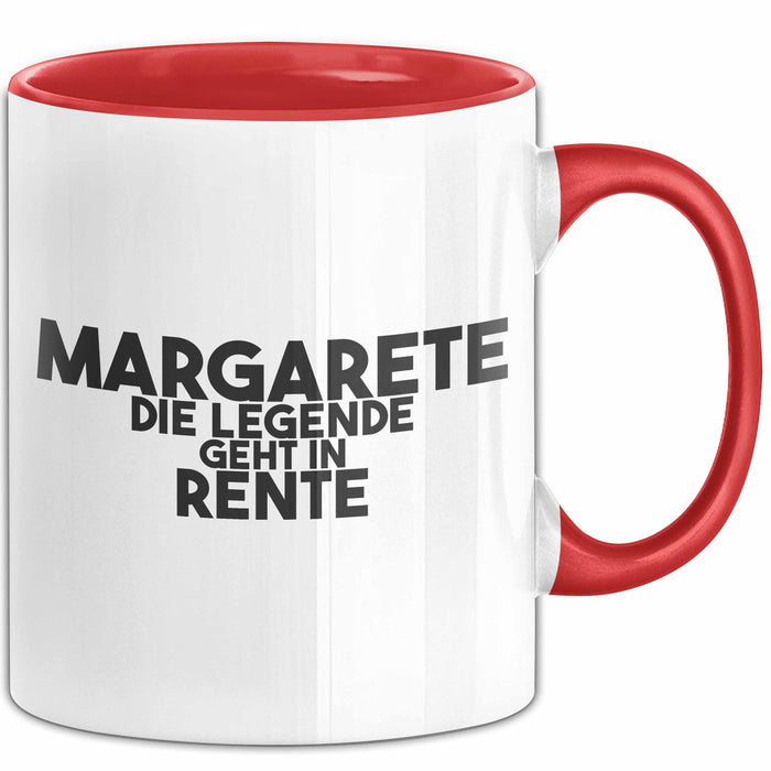 Margarete Tasse Margarete – Die Legende Geht In Rente Geschenk