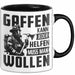 Feuerwehr Tasse Geschenk Gaffen Kann Jeder Helfen Muss Man Wollen Feuerwehrmann Geschenkidee Trendation