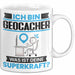 Geocacher Tasse Geschenk für Geocacher Geburtstag Lustiger Spruch Kaffee-Becher Was Ist Deine Superkraft Weiß Trendation