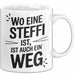 Steffi Tasse Geschenk Wo Eine Steffi Ist Ist Auch Ein Weg Geschenkidee Becher mit Name Weiß Trendation