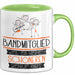 Bandmitglied Weil Es Keinen Schöneren Beruf Gibt Tasse Geschenk für Eine Bandmitglied Lustig Grün Trendation