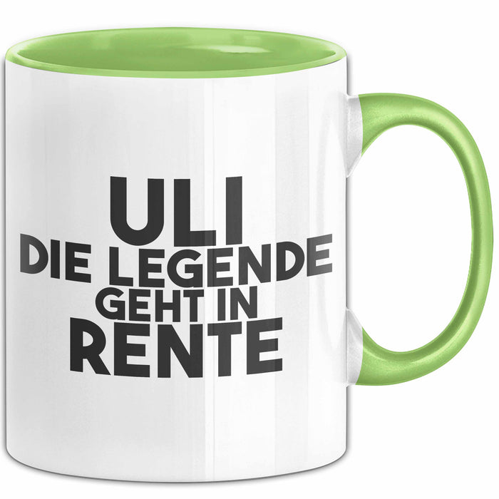 Uli Tasse Uli – Die Legende Geht In Rente Geschenk