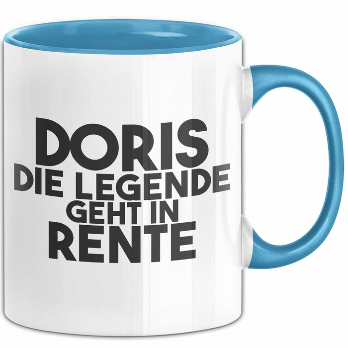 Doris Tasse Doris – Die Legende Geht In Rente Geschenk