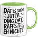 Jutta Tasse Geschenk Dat Is So'n Jutta Ding Dat Raffste Eh Nicht Geschenkidee Becher mit Name Grün Trendation