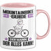 Mountainbike-Guide Tasse Geschenk für Mountainbike-Guide Der Mann Der Alles Kann Geschenkidee zum Geburtstag Rosa Trendation