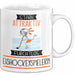 Eishockeyspielerin Tasse Geschenk Becher Stark Attraktiv Furchtlos Eishockeyspielerin Lustige Geschenkidee Weiß Trendation