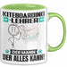 Kiteboarding-Lehrer Tasse Geschenk für Kiteboarding-Lehrer Der Mann Der Alles Kann Geschenkidee zum Geburtstag Grün Trendation