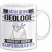Geologe Tasse Geschenk für Geologe Geburtstag Lustiger Spruch Kaffee-Becher Was Ist Deine Superkraft Weiß Trendation