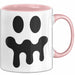 Lächeln Halloween Feier Tasse Geschenk Lustige Geschenkidee Spruch Rosa Trendation