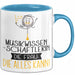 Musikwissenschaftlerin Geschenk Tasse Becher Die Frau Die Allen Kann Geschenkidee für eine Musikwissenschaftlerin Lustig Blau Trendation