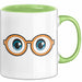 Optiker Tasse Geschenkidee Augenpflege Profi Geschenkidee Lustig Grün Trendation