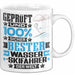 Wasserskifahrer Geschenk Lustiger Spruch für Wasserskifahrer Geschenkidee Bester Wasserskifahrer Der Welt Weiß Trendation