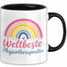 Physiotherapeut Physiotherapie Tasse Geschenk Lustige Geschenkidee Spruch Weltbeste Physiotherapeutin Trendation