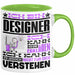 Designer Geschenk Tasse Geschenkidee für Designer Geburtstag Lustiger Spruch Ich Bin Designer Ich Kann Es Dir Erklären Aber Nicht Für Dich Verstehen Grün Trendation