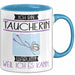 Taucherin Tasse Geschenk Ich Bin Taucherin Warum Weil Ich Es Kann Geschenkidee Geburtstag Blau Trendation