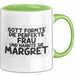 Margret Tasse Gott Formte Die Perfekte Frau Und Nannte Sie Margret Geschenk Grün Trendation