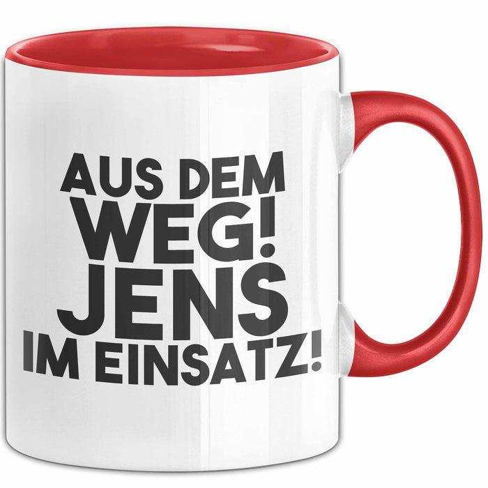 Jens Tasse Aus Dem Weg! Jens Im Einsatz! Geschenk