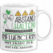 Influencerin Tasse Geschenk Lustig Abstand Halten Hochleistungs-Influencerin Mit Drang Zur Perfektion Bei Der Arbeit Weiß Trendation