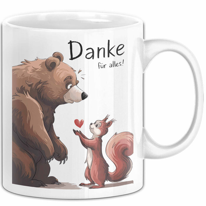 Lehrer Wertschätzung Danke Tasse Geschenk Lustige Geschenkidee Spruch Danke Für Alles Weiß Trendation