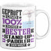 Stand-Up-Paddler Geschenk Lustiger Spruch für Stand-Up-Paddler Geschenkidee Bester Stand-Up-Paddler Der Welt Weiß Trendation