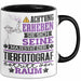 Tierfotograf Geschenk Tasse Lustiger Spruch Erheben Sie Sich Der Tierfotograf Betritt den Raum Schwarz Trendation