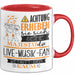 Live-Musik-Fan Tasse Geschenk Lustiger Spruch Bitte Erheben Sie Sich Seine Majestät Die Live-Musik-Fan Betritt Den Raum Rot Trendation