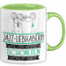 Jazz-Liebhaberin Weil Es Keinen Schöneren Beruf Gibt Tasse Geschenk für Eine Jazz-Liebhaberin Lustig Grün Trendation