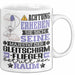 Gleitschirmflieger Geschenk Tasse Lustiger Spruch Erheben Sie Sich Der Gleitschirmflieger Betritt den Raum Weiß Trendation
